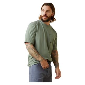 Men's Ariat Rebar Workman T-Shirt Lily Pad