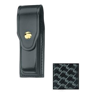 Gould & Goodrich Single Mag Case with Brass Hardware Black Basket Weave