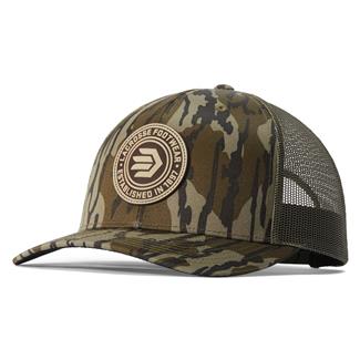 LaCrosse Rubber Patch Trucker Hat Mossy Oak