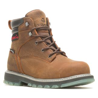 Men's Wolverine Floorhand LX Steel Toe Waterproof Boots Sudan Brown