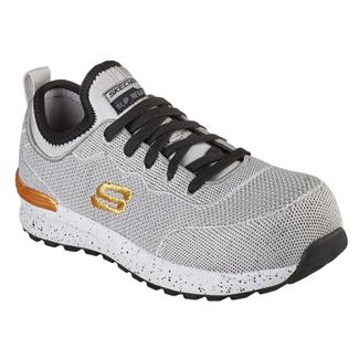 Women's Skechers Work Bulkin Barlan Composite Toe Gray