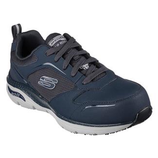 Men's Skechers Work Arch Fit Angus Composite Toe Navy