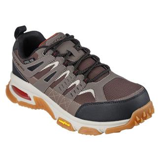 Men's Skechers Work Air Envoy Arcket Steel Toe Taupe