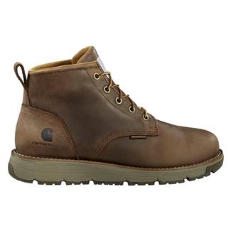 Men's Carhartt 5" Millbrook Wedge Steel Toe Waterproof Boots Brown