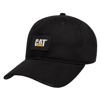 CAT Logo Label Unstructured Cap Black