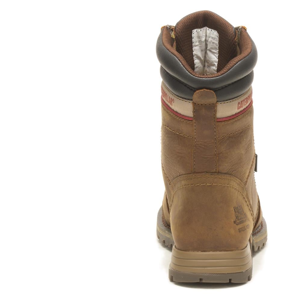 Women's echo waterproof steel toe work boot outlet