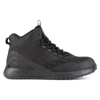 Men's Reebok Nano X1 Adventure Work Mid Composite Toe Boots Black