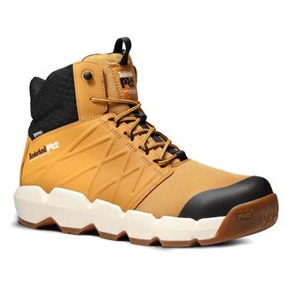Men's Timberland PRO 6" Morphix Composite Toe Waterproof Boots Wheat