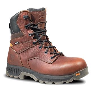 Men's Timberland PRO Titan EV 8' Composite Toe Waterproof Boots Brown