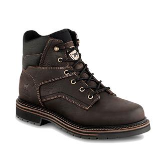 Men's Irish Setter 6" Kittson Leather Steel Toe Boots Brown