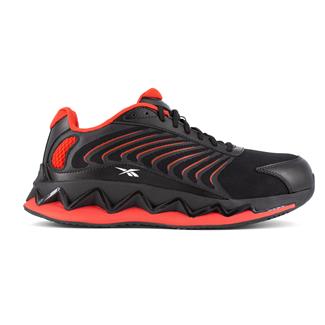 Men's Reebok Zig Elusion Heritage Work Composite Toe Black / Red