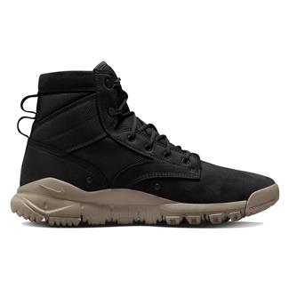 Men's NIKE 6" SFB Leather Boots Black / Black / Light Taupe