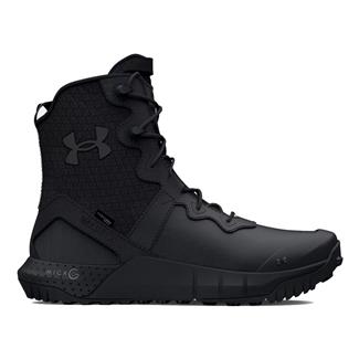Men's Under Armour MG Valsetz Leather Side-Zip Waterproof Boots Black