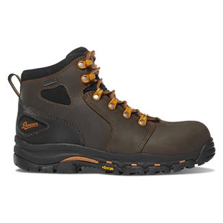 Women's Danner Vicious 4" Waterproof Boots Brown  /  Orange