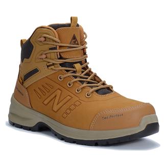 Men's New Balance Work Calibre Composite Toe Side-Zip Boots Wheat