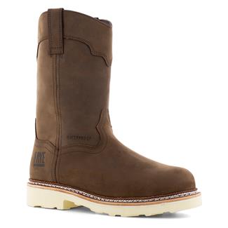 Men's Frye Supply 10" Steel Toe Waterproof Boots Dark Brown