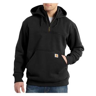 Men's Carhartt Rain Defender Loose Fit Heavyweight Quarter-Zip Sweatshirt Black