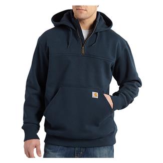 Men's Carhartt Rain Defender Loose Fit Heavyweight Quarter-Zip Sweatshirt New Navy