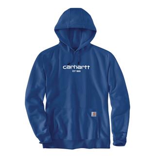 Men's Carhartt Force Relaxed Fit Lightweight Logo Graphic Sweatshirt Glass Blue