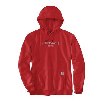 Men's Carhartt Force Relaxed Fit Lightweight Logo Graphic Sweatshirt Red Barn