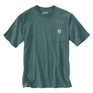 Men's Carhartt Workwear Pocket T-Shirt Sea Pine Heather