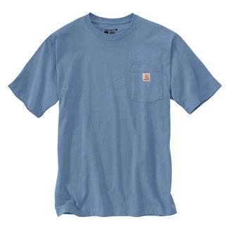 Men's Carhartt Workwear Pocket T-Shirt Skystone Heather