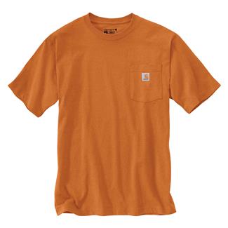 Men's Carhartt Loose Fit Heavyweight Pocket T-Shirt Marmalade Heather