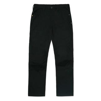 Men's CAT Double Front Stretch Canvas Straight Fit Utility Pants Black