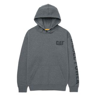 Men's CAT Diesel Power Pullover Hoodie Dark Heather Gray