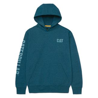 Men's CAT Trademark Banner Hoodie Mallard Heather