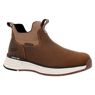 Men's Georgia 6" DuraBlend Sport Chelsea Waterproof Boots Brown