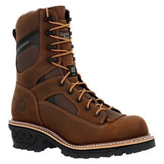 Men's Georgia 9" LTX Logger Waterproof Boots Brown