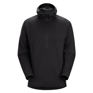 Men's Arc'teryx LEAF Delta AR 1/2 Zip Hoodie Wolf Black