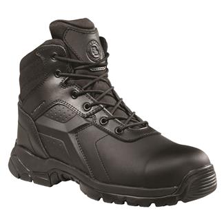 Men's Black Diamond 6" Waterproof Side-Zip Tactical Composite Toe Boots Black