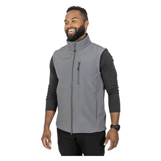 Men's Mission Made Soft Shell Vest Wolf Gray