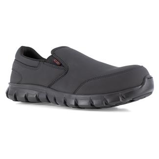 Men's Reebok Sublite Cushion Work Slip-On Composite Toe Black