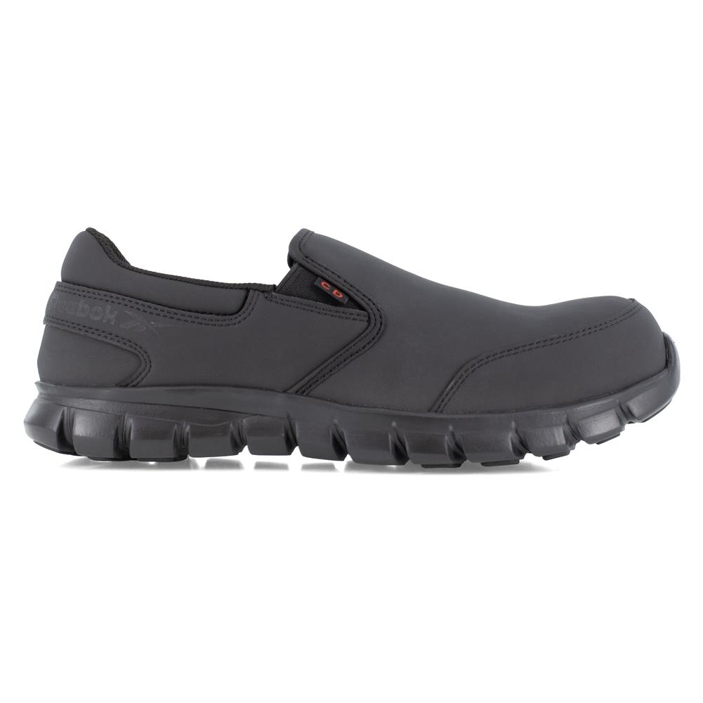 Men's Reebok Sublite Cushion Work Slip-On Composite Toe