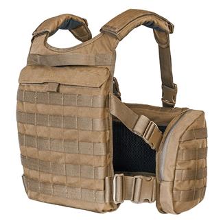 Tasmanian Tiger Trooper Back Plate Carrier Coyote