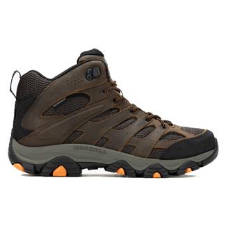 Men's Merrell Work Moab Vertex 2 Mid Boots Earth