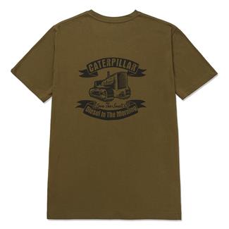 Men's CAT Graphic T-Shirt Military Olive