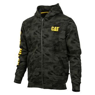 Men's CAT Full Zip Hoodie Night Camo