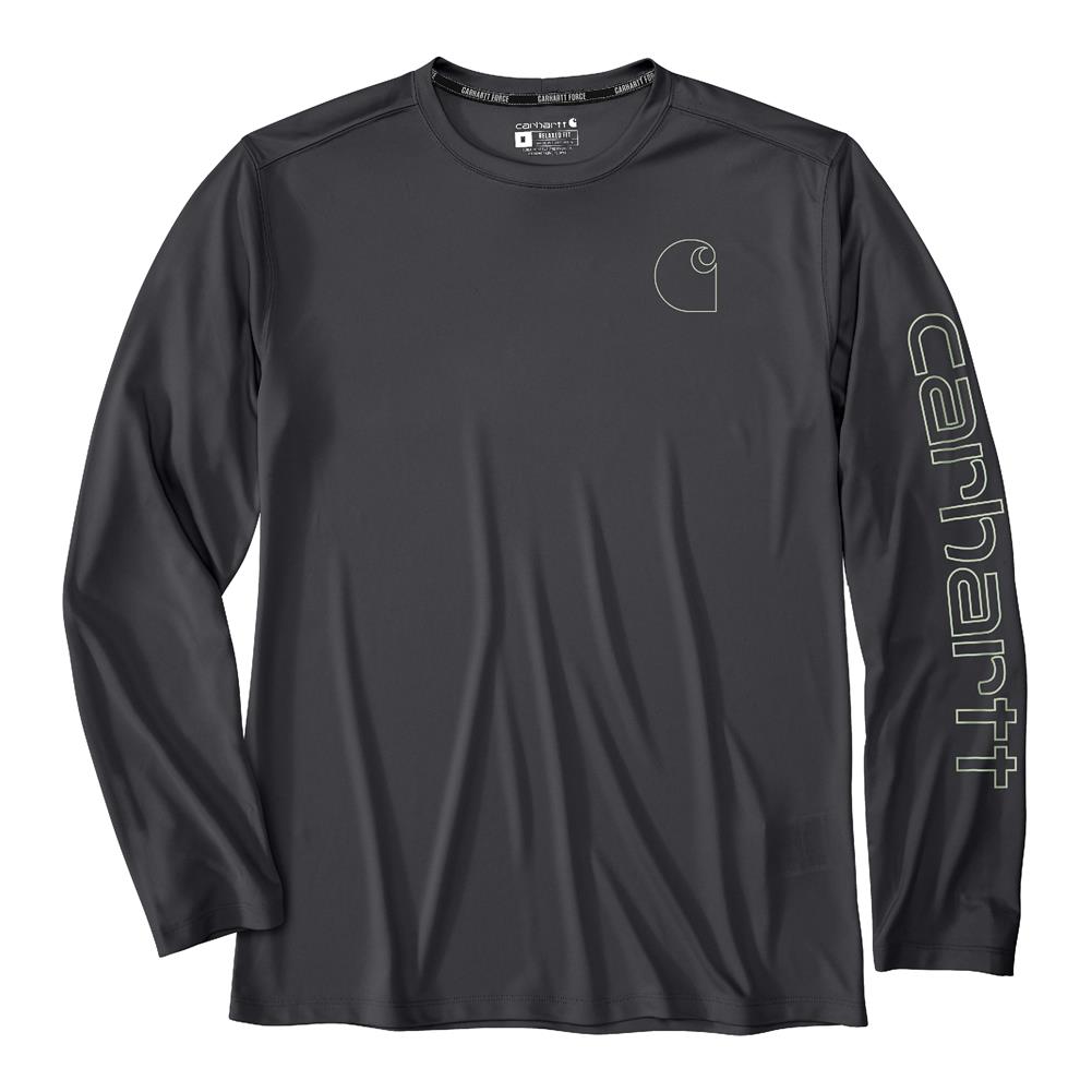 Carhartt Force Sun Defender Lightweight Long-Sleeve Logo Graphic T-Shirt