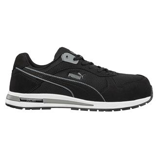 Men's Puma Safety Frontside Low Composite Toe Black Gray