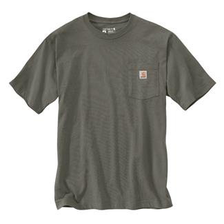 Carhartt Loose Fit Heavyweight Pocket T-Shirt Dusty Olive