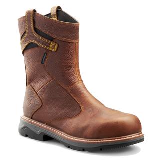Men's Terra Patton Wellington Aluminum Toe Waterproof Boots Brown