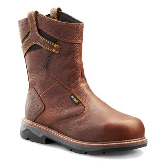 Men's Terra Patton Wellington IMG Aluminum Toe Waterproof Boots Brown