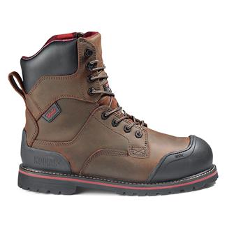 Men's Kodiak 8" Generations Widebody Warm 600G Composite Toe Waterproof Boots Dark Brown