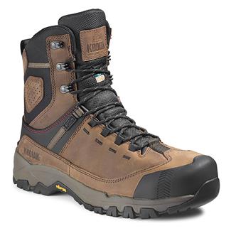 Men's Kodiak 8" Quest Bound Composite Toe Waterproof Boots Brown