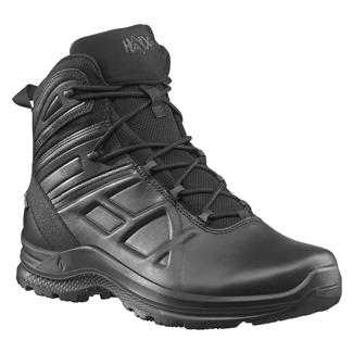 Men's HAIX Black Eagle Tactical 2.0 GTX Mid Side-Zip Waterproof Boots Black