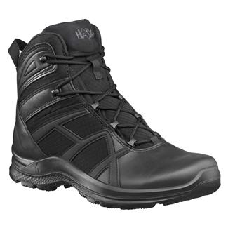 Men's HAIX Black Eagle Athletic 2.1 T Mid Side-Zip Boots Black